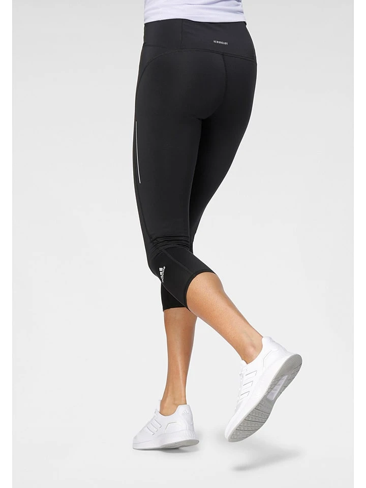 ADIDAS Trainingsleggings "Own The Run 3/4" In Schwarz – Bild 2
