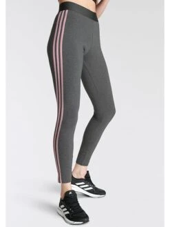 ADIDAS Trainingsleggings "W 3S" In Anthrazit/ Rosa