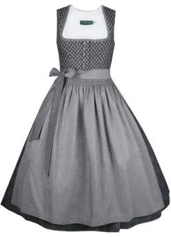 Midi Dirndl In Schwarz