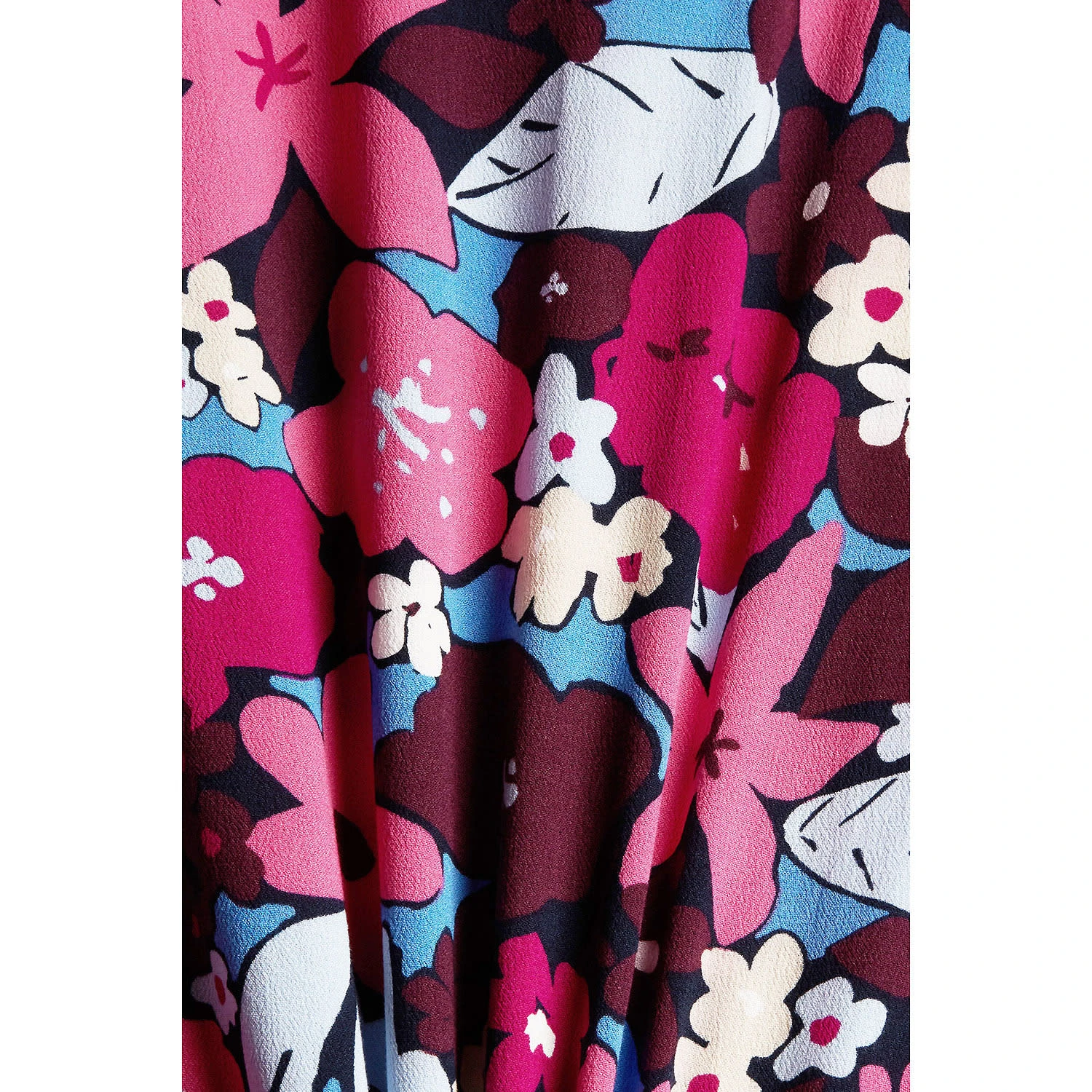 Edc By Esprit Blusenkleid Mit Blumen-Print In Pink – Bild 4
