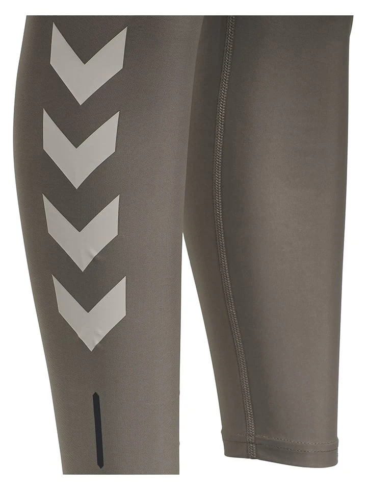 Hummel Trainingsleggings "TE Tola" In Taupe – Bild 4