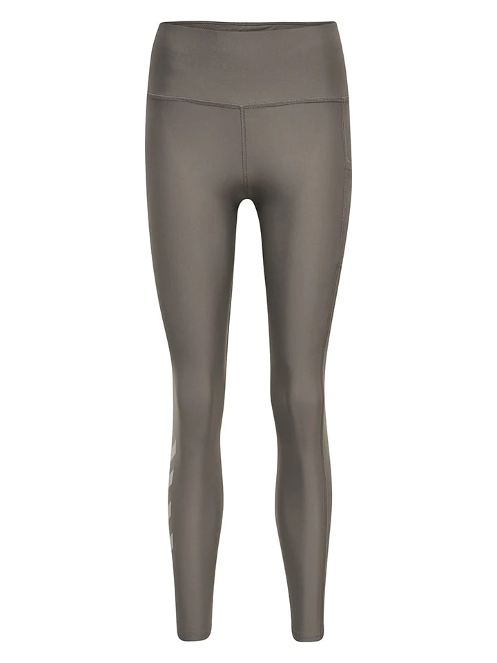 Hummel Trainingsleggings "TE Tola" In Taupe