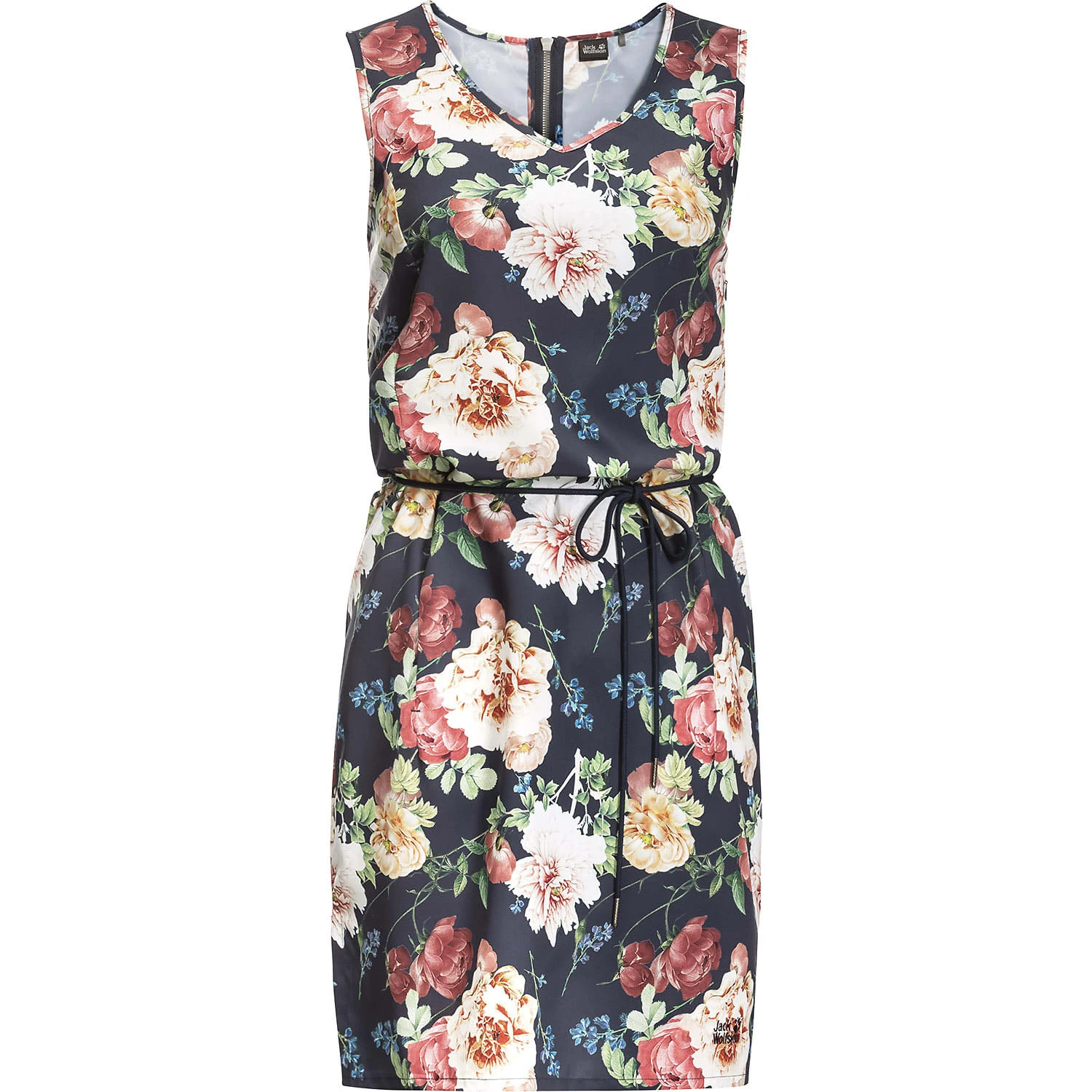 Jack Wolfskin Blumenkleid Tioga Road In Marine