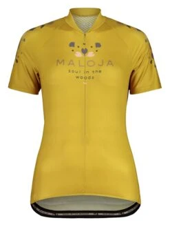 Maloja Fahrradtrikot "RubinieM" In Senf