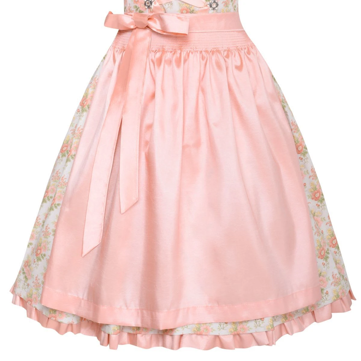 Mini Dirndl In Weiß – Bild 3