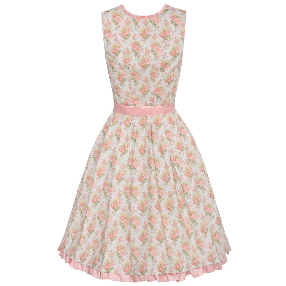 Mini Dirndl In Weiß – Bild 4