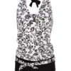 Tankini "Black&White" In Schwarz-weiß Gemustert