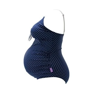 Umstands-Badeanzug Antonie B-D Cup In Blau – Bild 4