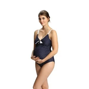 Umstands-Badeanzug Antonie B-D Cup In Blau