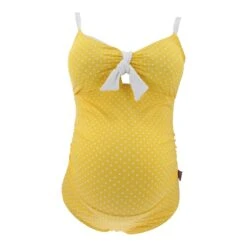 Umstandsbadeanzug "ANTONIE" In Gelb-weiß