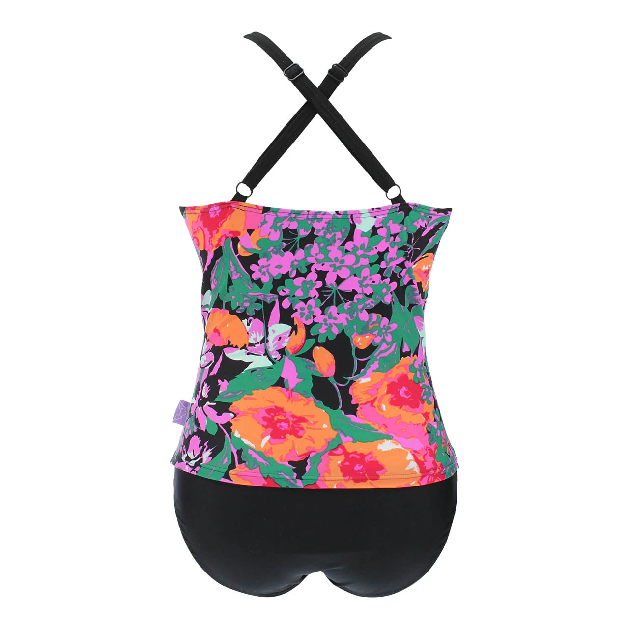 Umstandstankini "AMAY" In Blumendruck B/C Cup Design – Bild 5