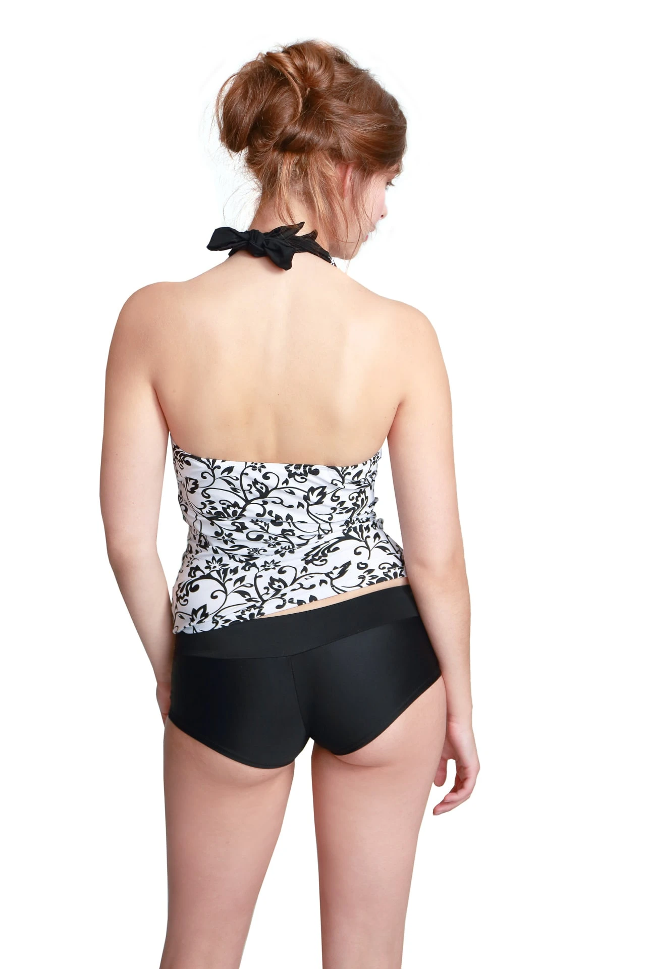 Umstandstankini "Black&White" D/E Cup Mit Bügeln, Schwarz-Weiß – Bild 2