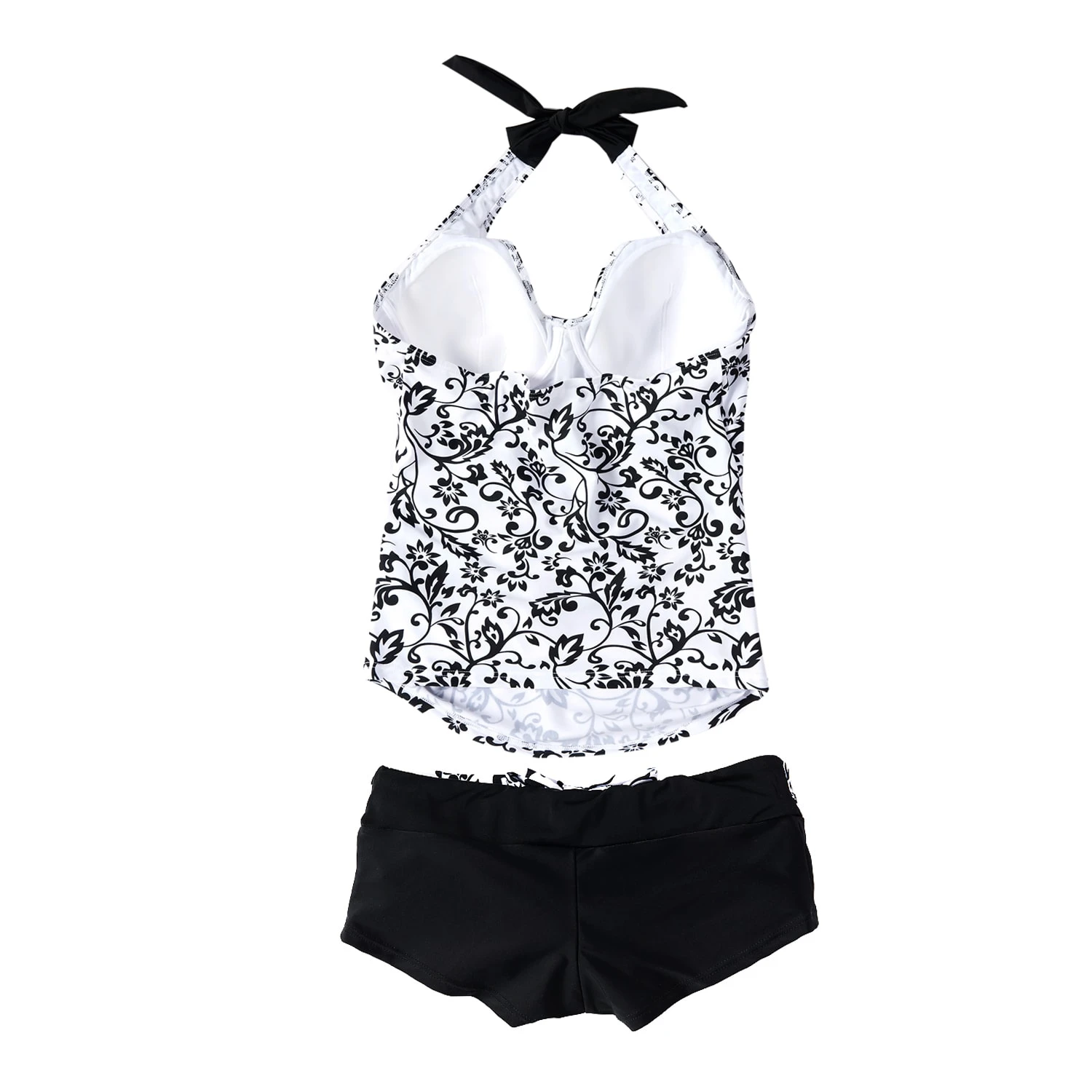 Umstandstankini "Black&White" D/E Cup Mit Bügeln, Schwarz-Weiß – Bild 4