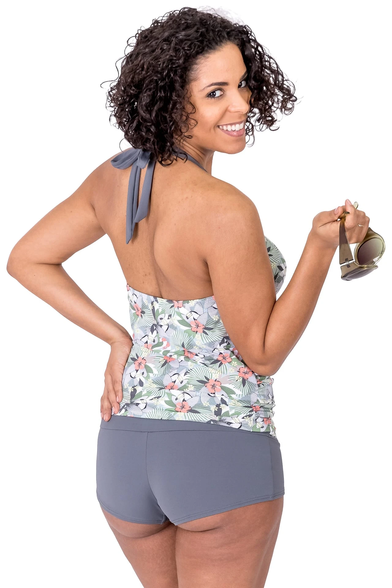 Umstandstankini "TUKINI" In Hawaiitukan-Druck – Bild 5