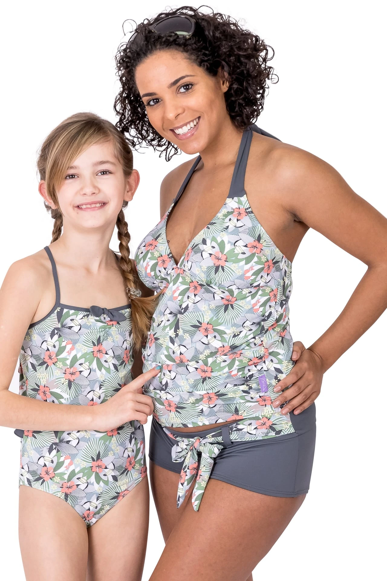 Umstandstankini "TUKINI" In Hawaiitukan-Druck – Bild 6