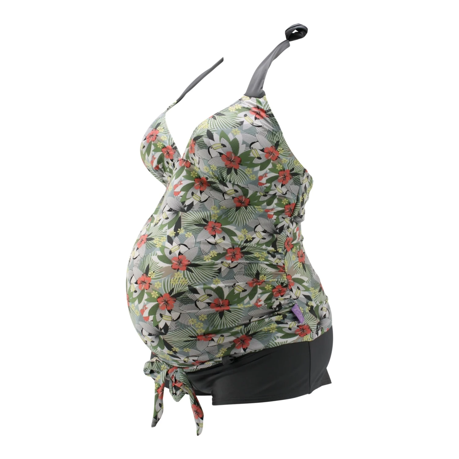 Umstandstankini "TUKINI" In Hawaiitukan-Druck – Bild 7