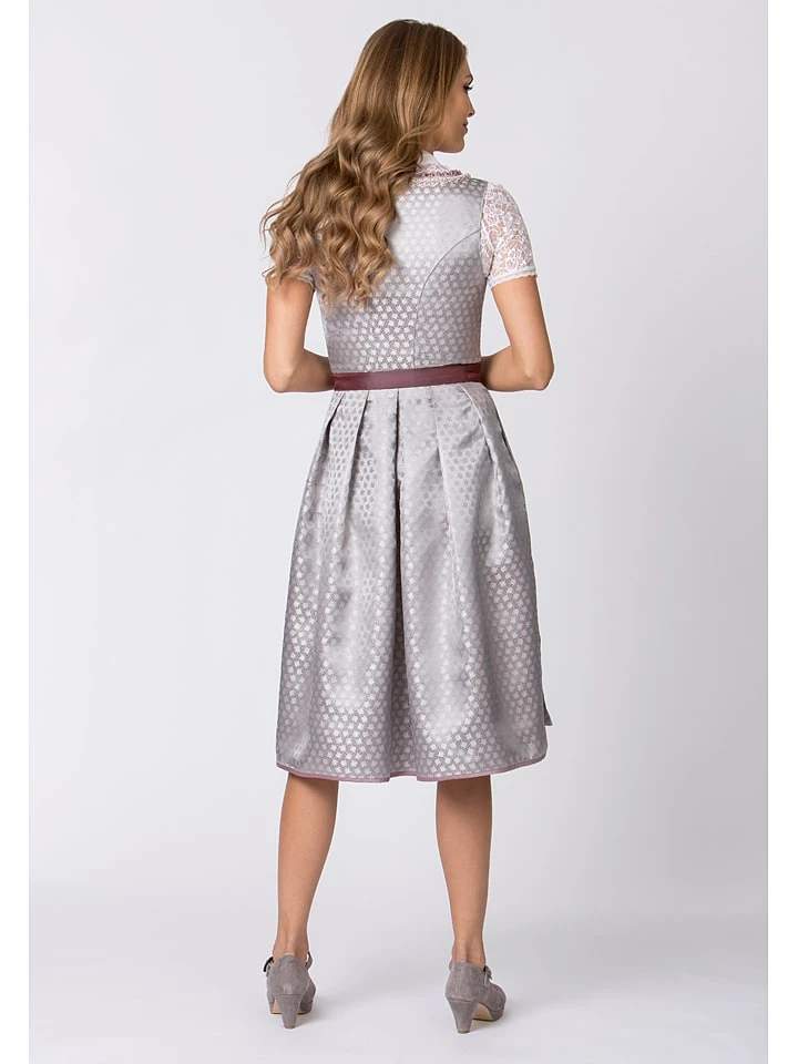 Dirndl "Lia" In Hellgrau – Bild 2