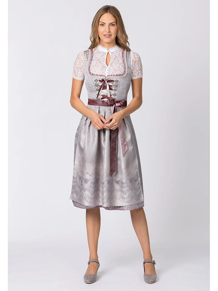 Dirndl "Lia" In Hellgrau