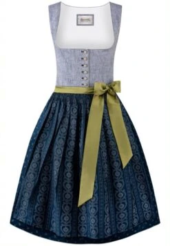Midi Dirndl "Eleen" In Dunkelblau
