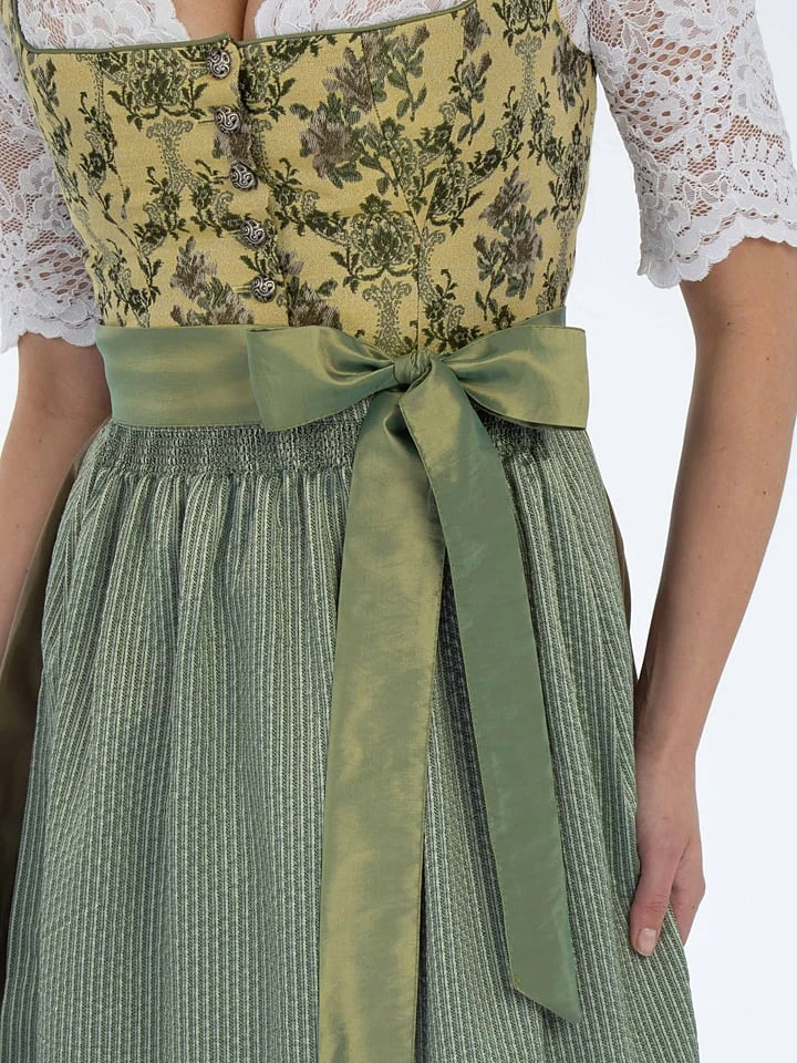 Dirndl In Gelb/ Grün – Bild 4