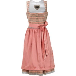 Dirndl Minza (Midi) In Rose